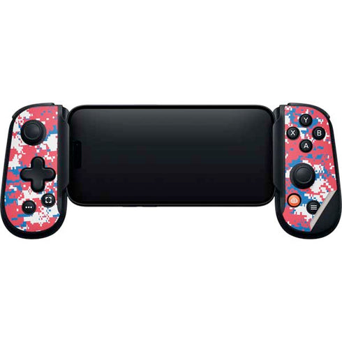 NBA Philadelphia 76ers Red Digi Camo Backbone One for iPhone Game Controller Skin